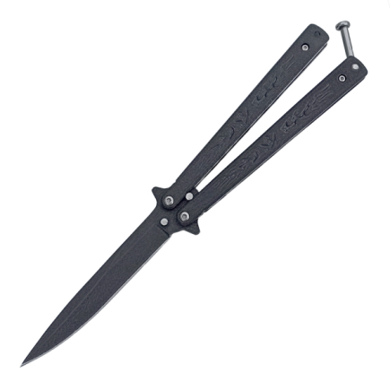 Nóż motylkowy Balisong QIAN YONG Black (NM50)