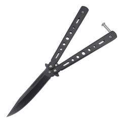 Nóż motylkowy Balisong Black 3