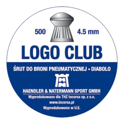 Śrut H&N LOGO CLUB kal. 4,5mm (500szt.)