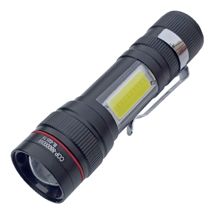 Latarka akumulatorowa COB LED XPE-T6 USB