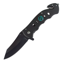 Nóż ratowniczy Black Knife z klipsem