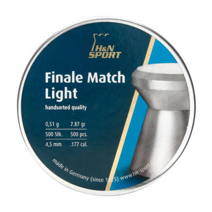 Śrut H&N FINALE MATCH LIGHT kal. 4,5mm (500szt.)