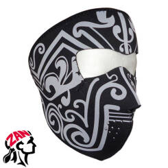 Neoprene Full Face Mask Tribal Moko