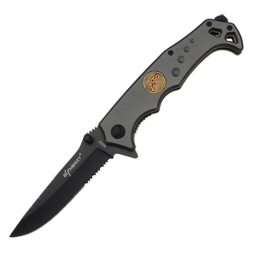 Elf Monkey Grey Titanium Blade Fast Open Folding Knife | Noże ...