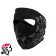 Maska ZanHeadgear Full Face Black Paisley (WNFM101)
